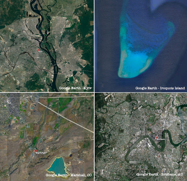 Answer:  What are some good (almost) real-time satellite image sources?